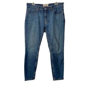 Everlane Ankle Jeans Blue Mid-Rise Denim 5-Pocket Size 30